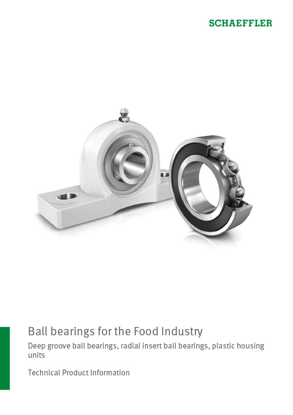 Ball Bearings for the Food Industry Ball Bearings for the Food Industry