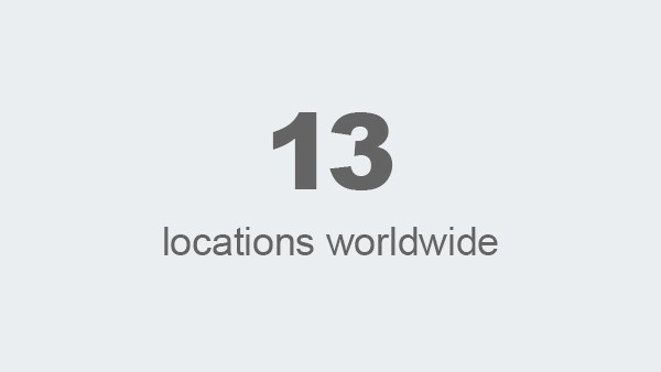 13 แห่งทั่วโลก